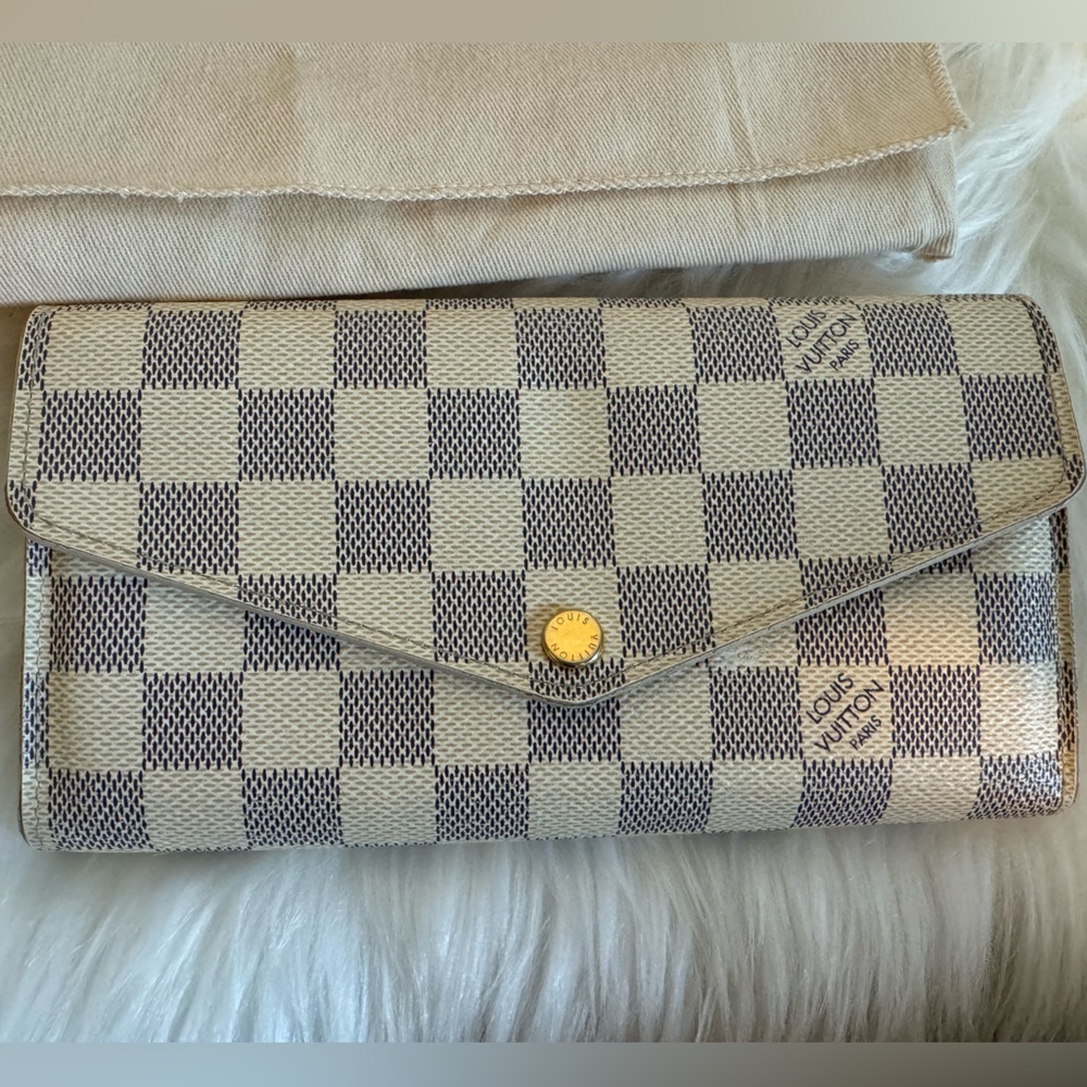 Louis Vuitton Damier Azur Sarah Wallet SD3115 - Picture 3 of 14